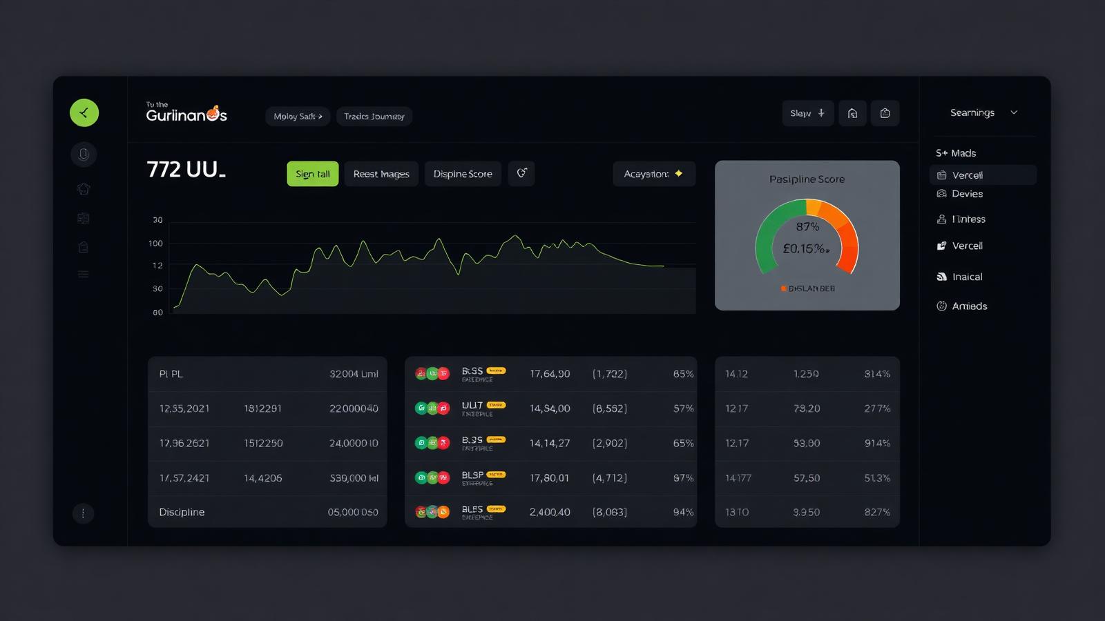 Trade log + emotion tags — TradingJournalPro screenshot