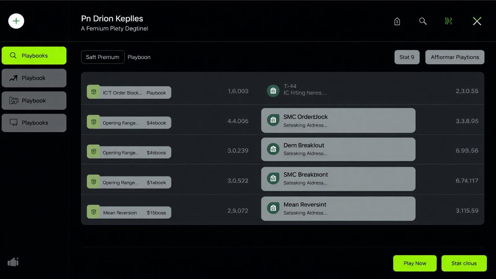 Playbooks · expectancy by setup — TradingJournalPro screenshot